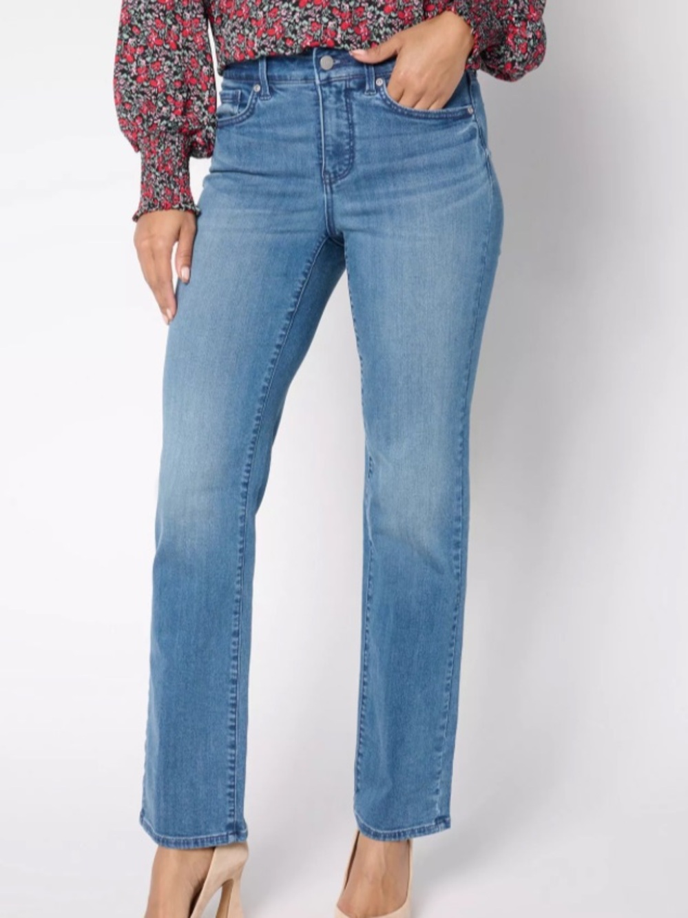 NYDJ Straight Blue Jeans Size 8